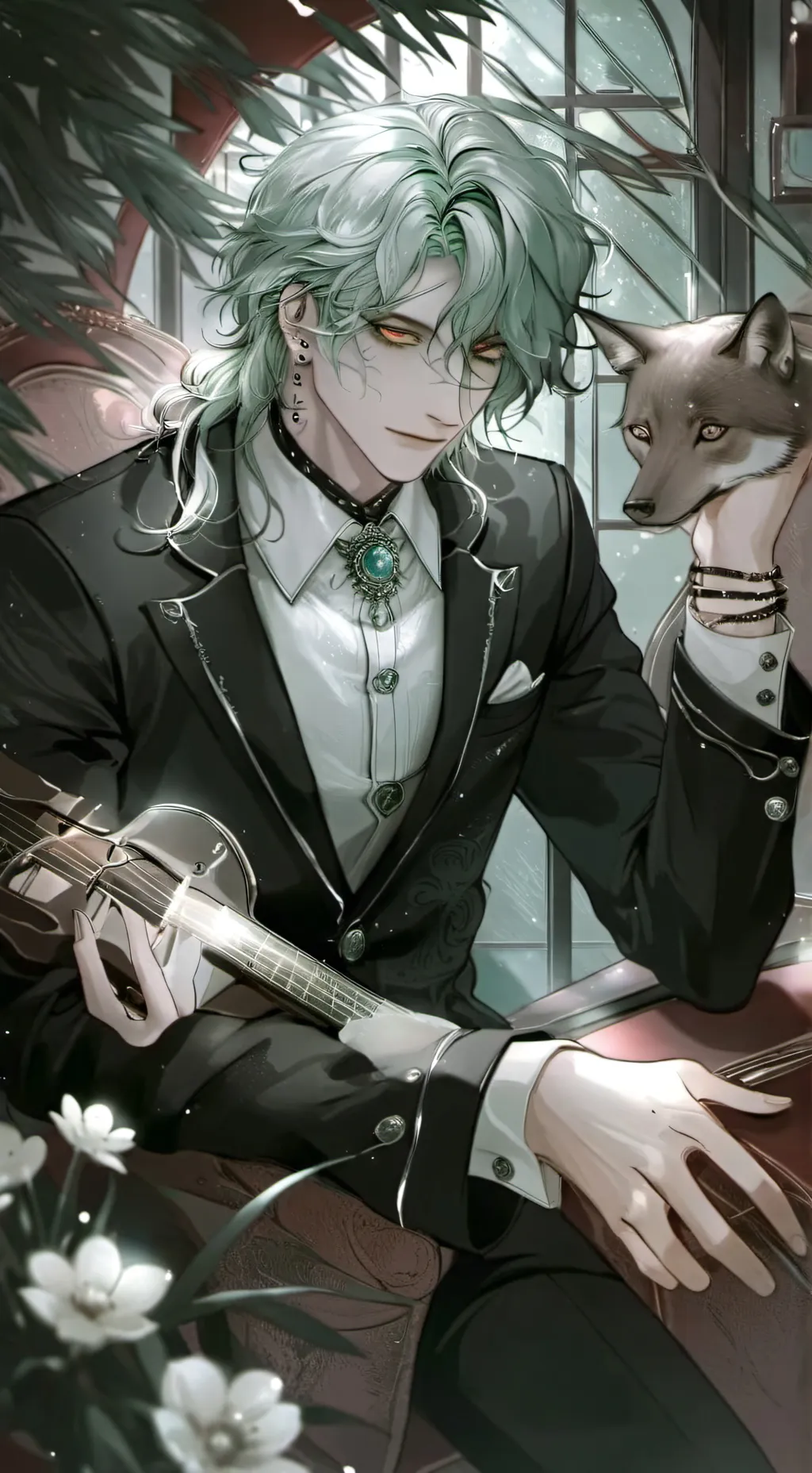 ai character: brook background