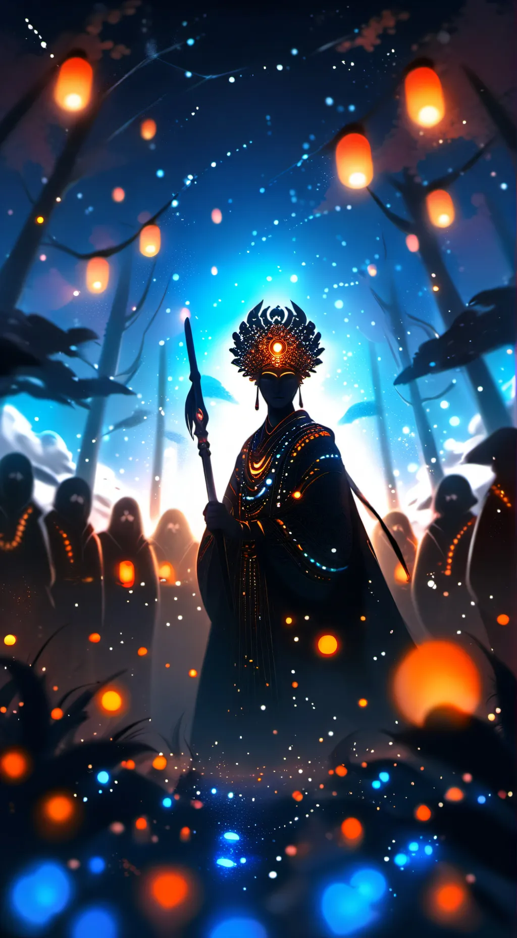 ai character: THE CLOCK background