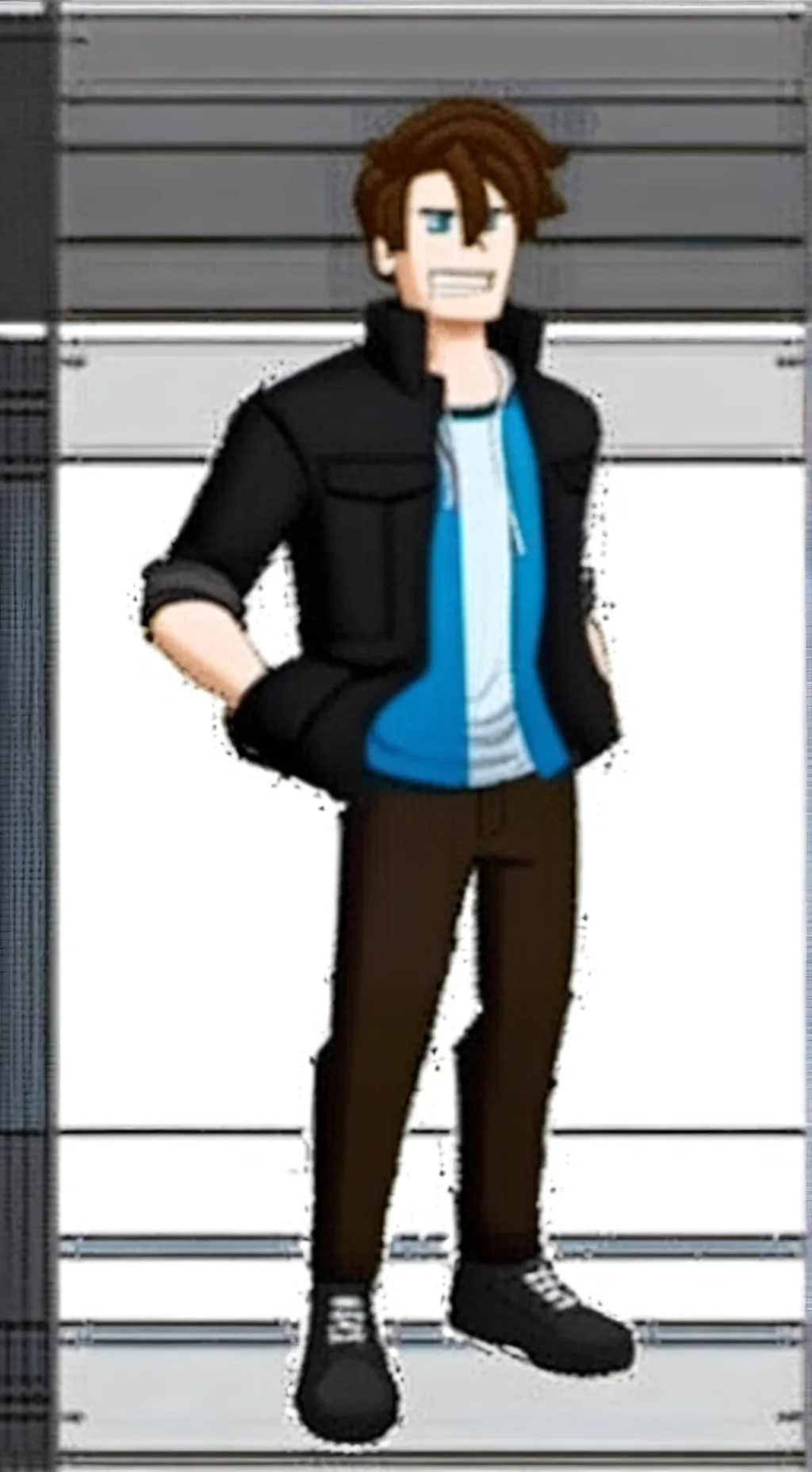 ai character: roblox bacon story background