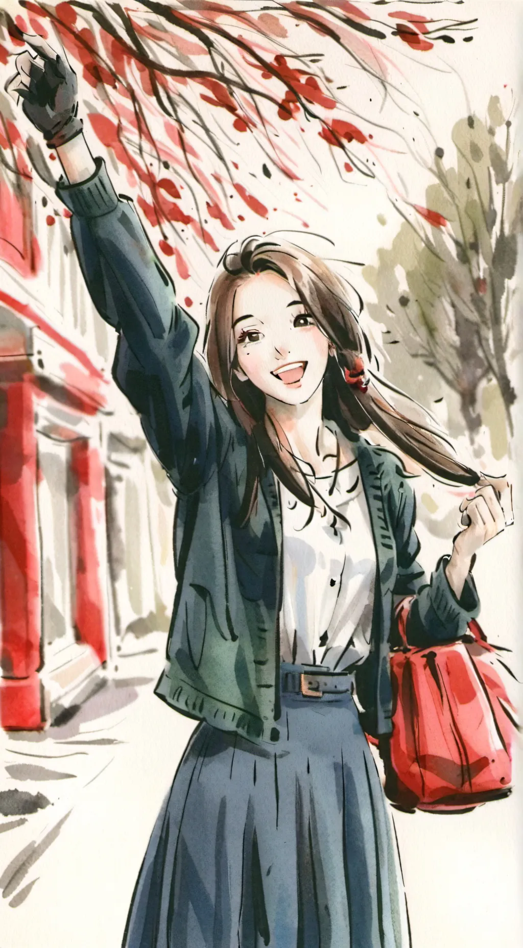 ai character: Veronica  background