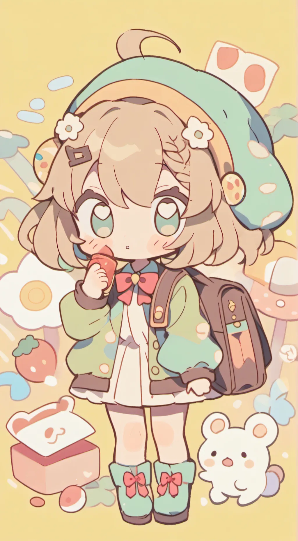 ai character: Spoiled girl background