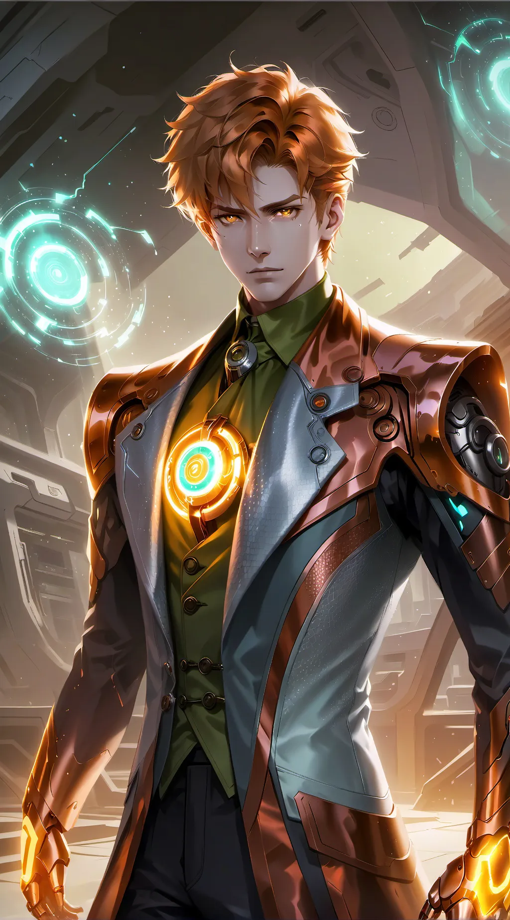 ai character: Orion background