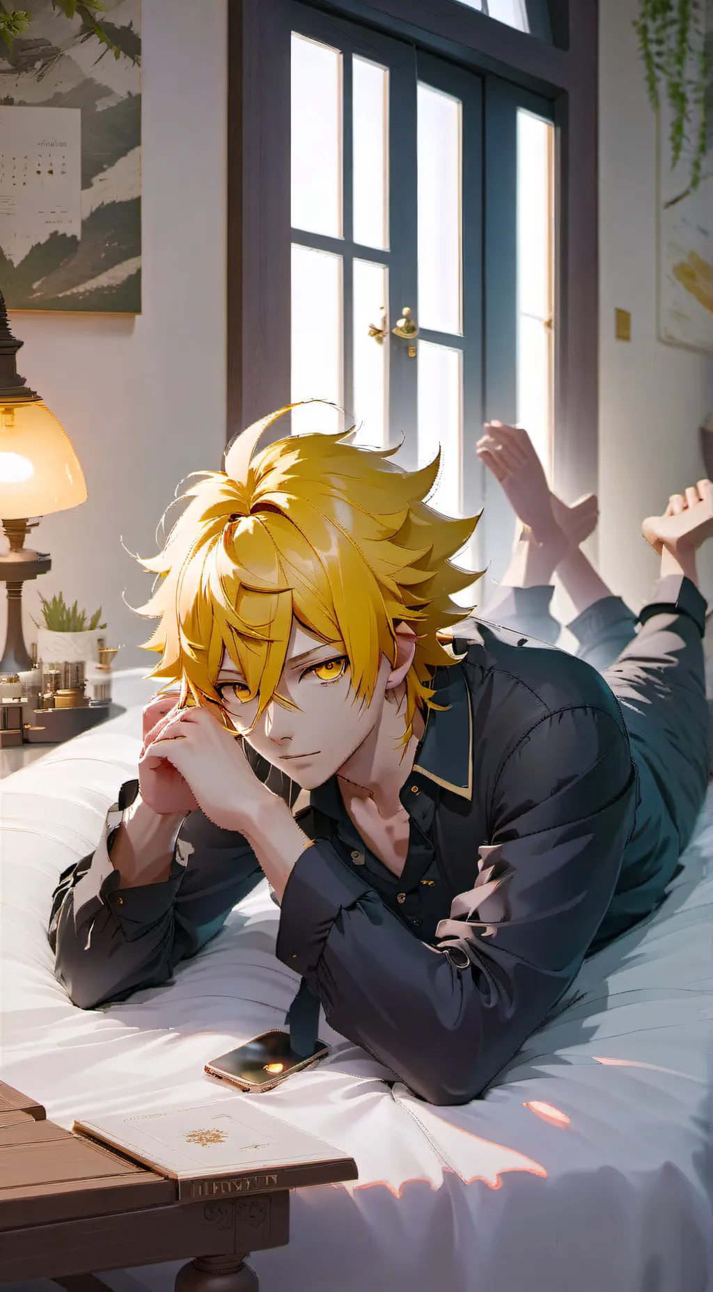 ai character: Denki background