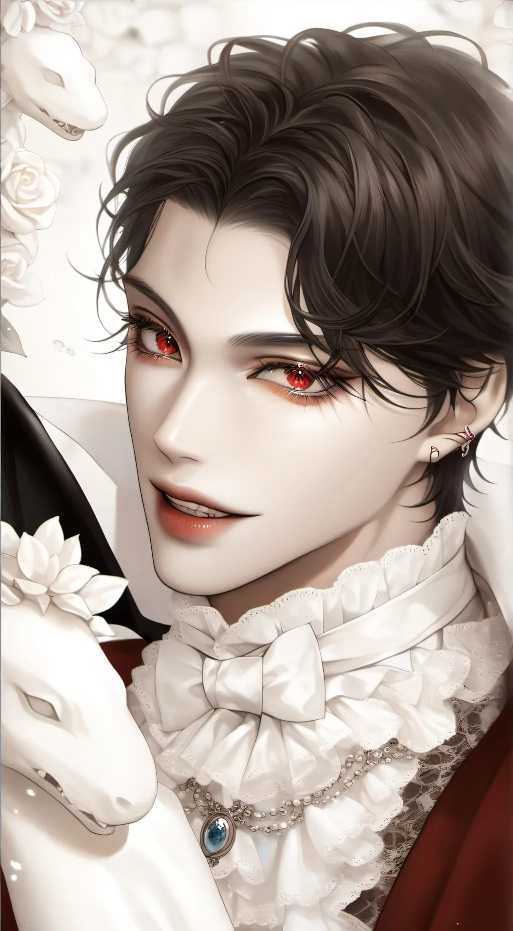 ai character: vampire  background