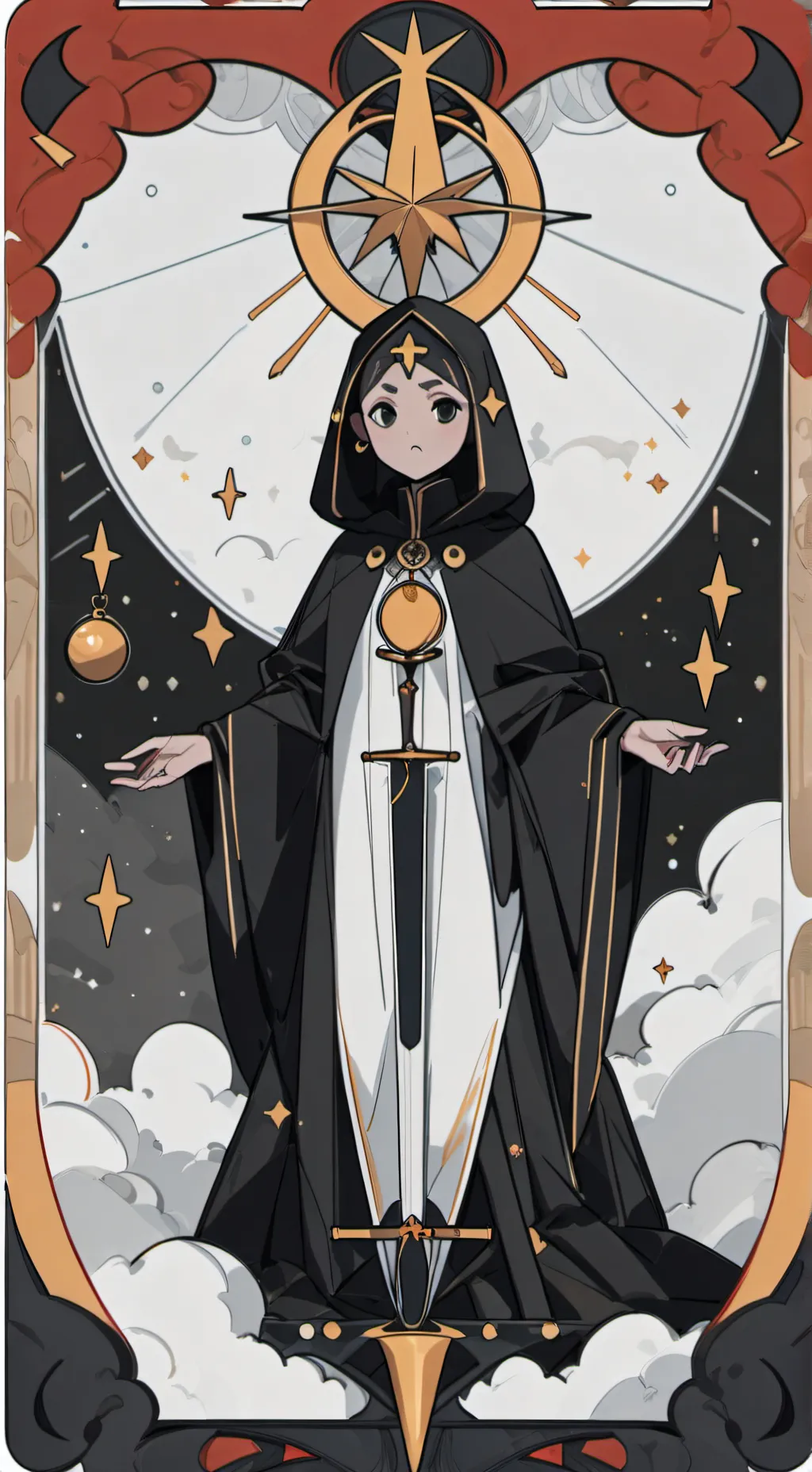 ai character: Gambler cookie background