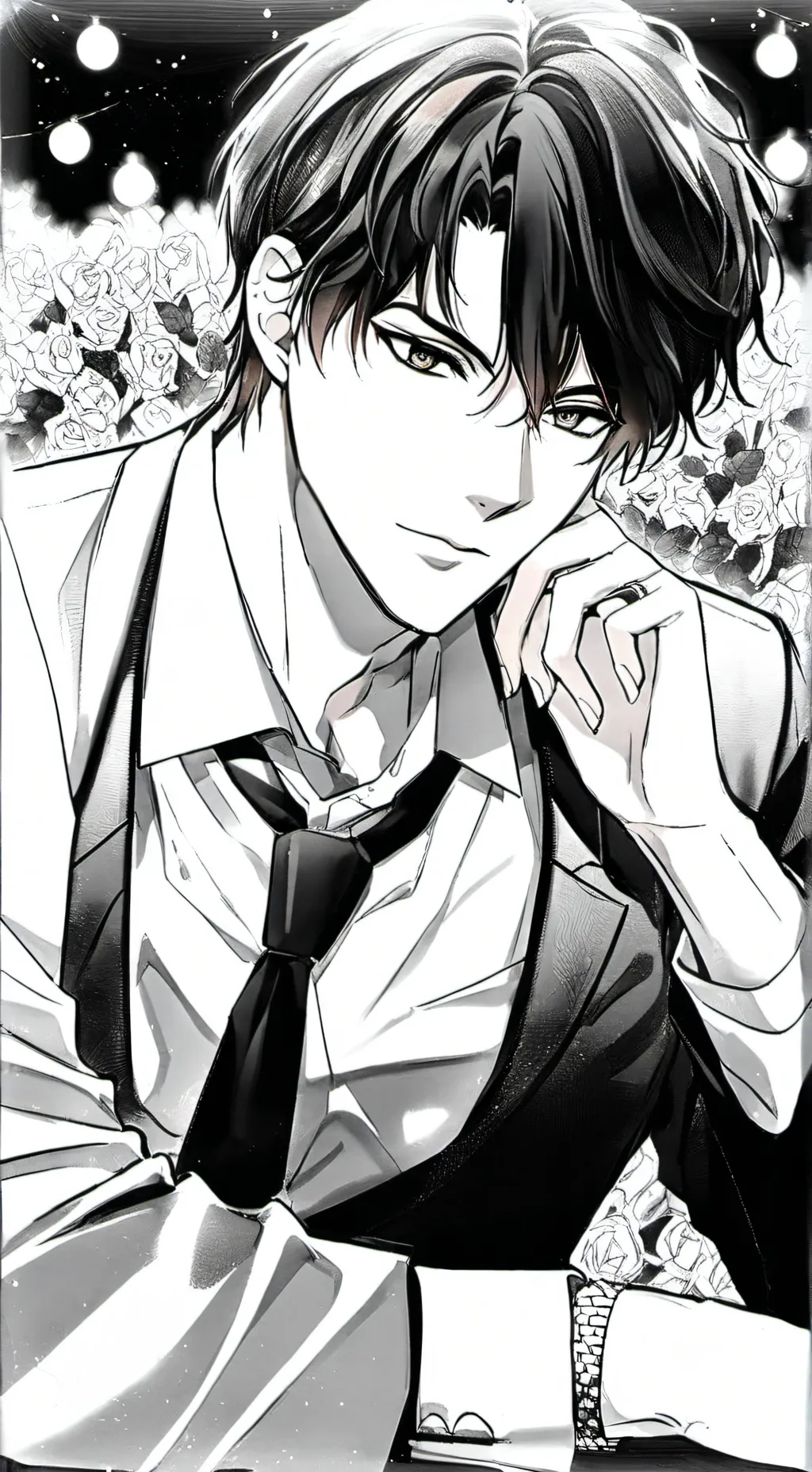 ai character: 🎓Antonio🍼 background