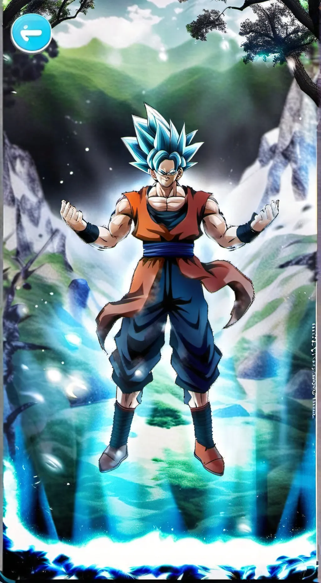 ai character: goku latino background