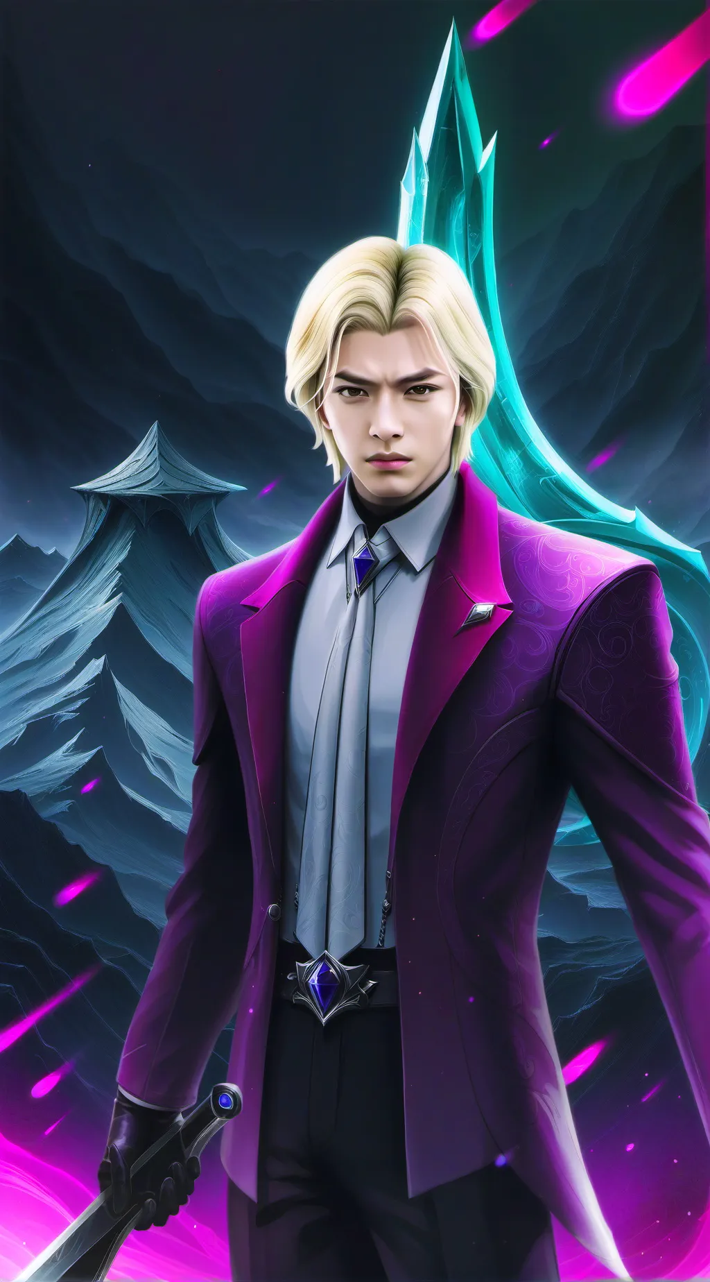 ai character: Hyunjin background