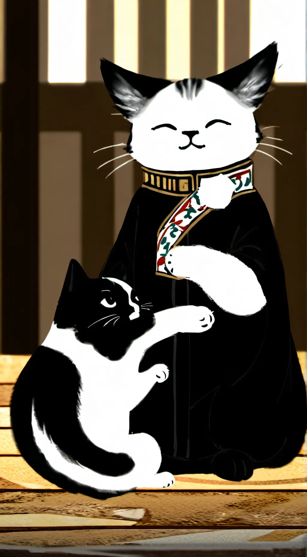 ai character: Tu gatita 💕 Dona🐱🙌 background