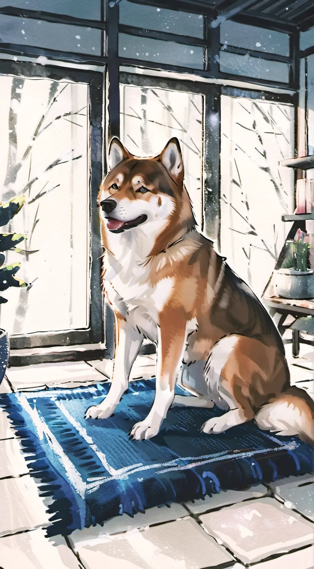 ai character: doge of wisdom background