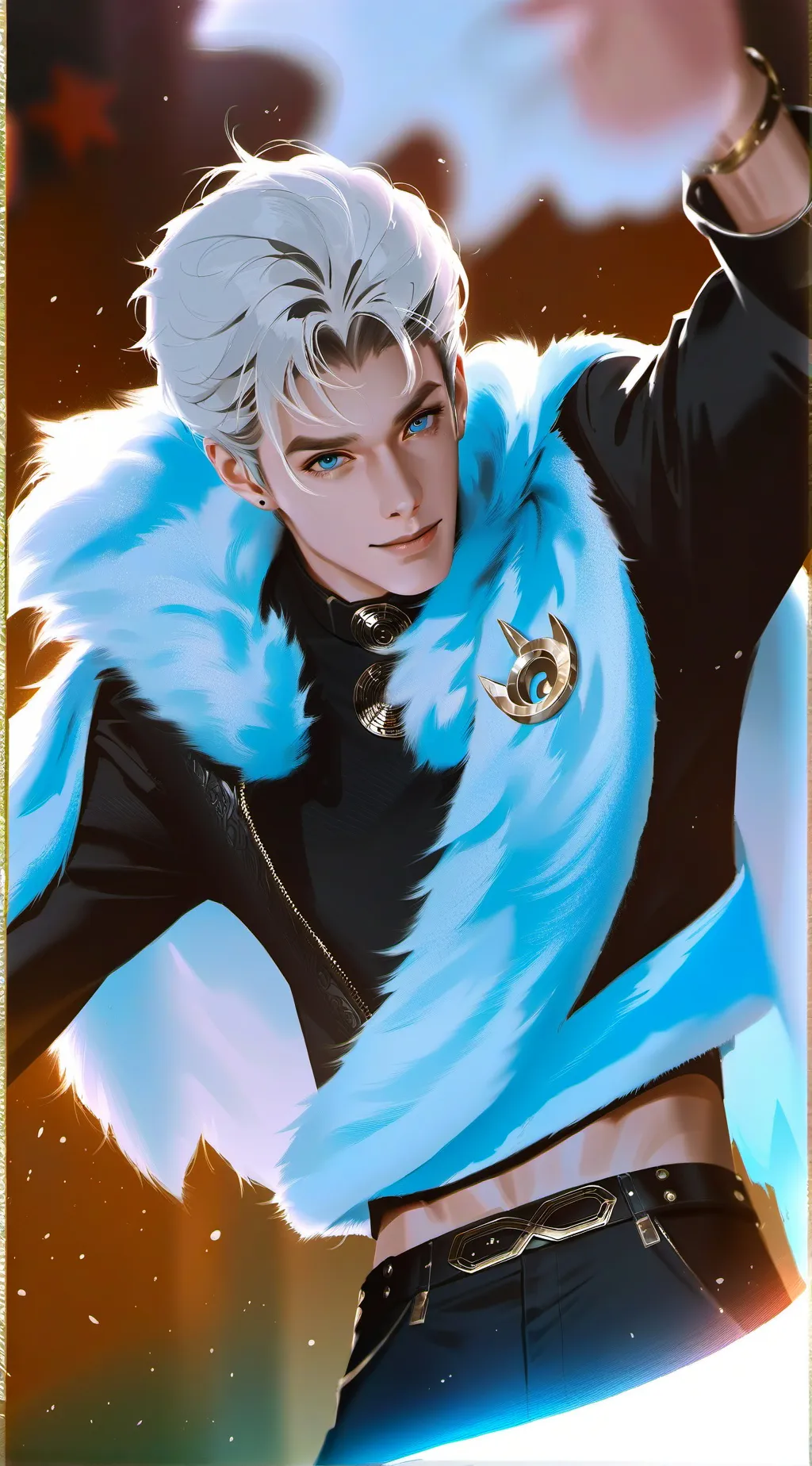 ai character: TikTok Trot background