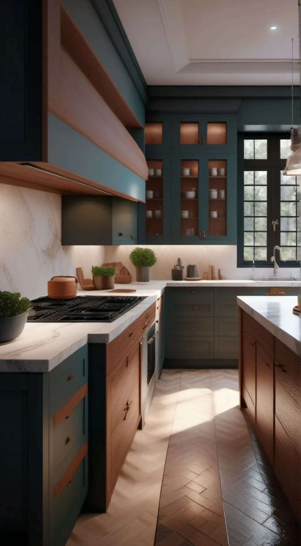 ai character: JJK kitchen  background