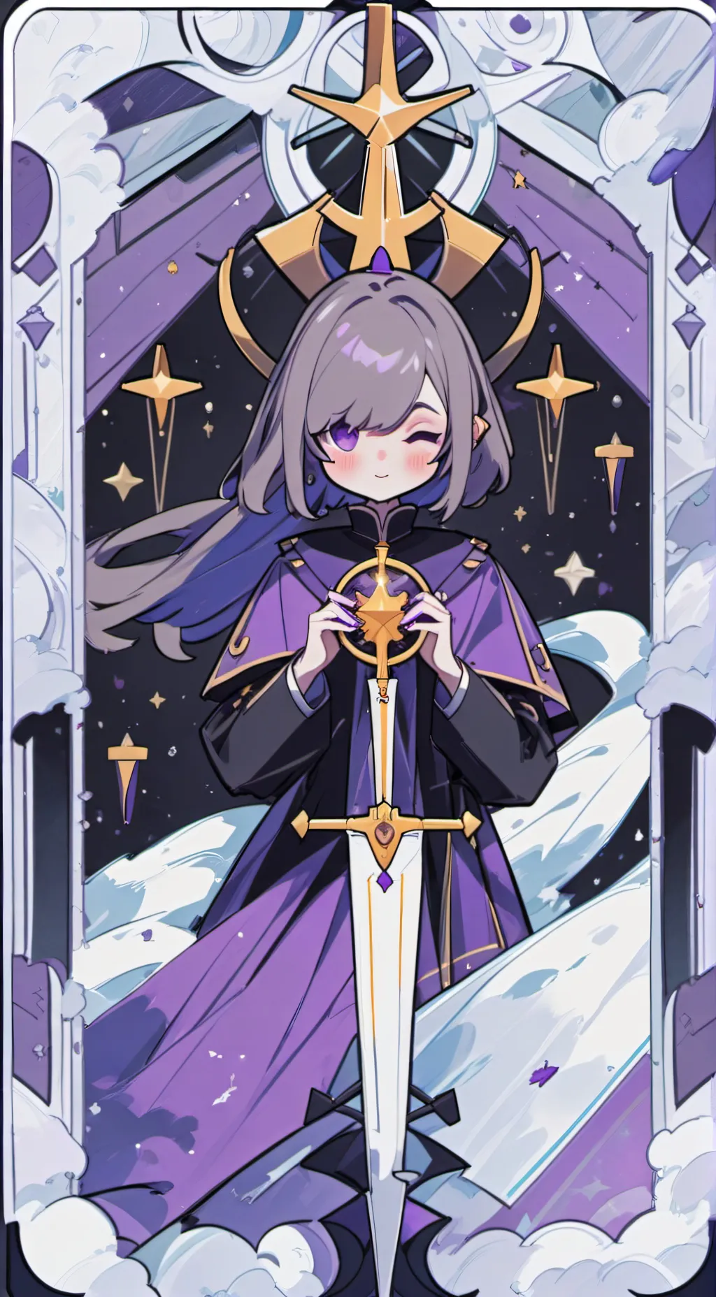 ai character: Galax background