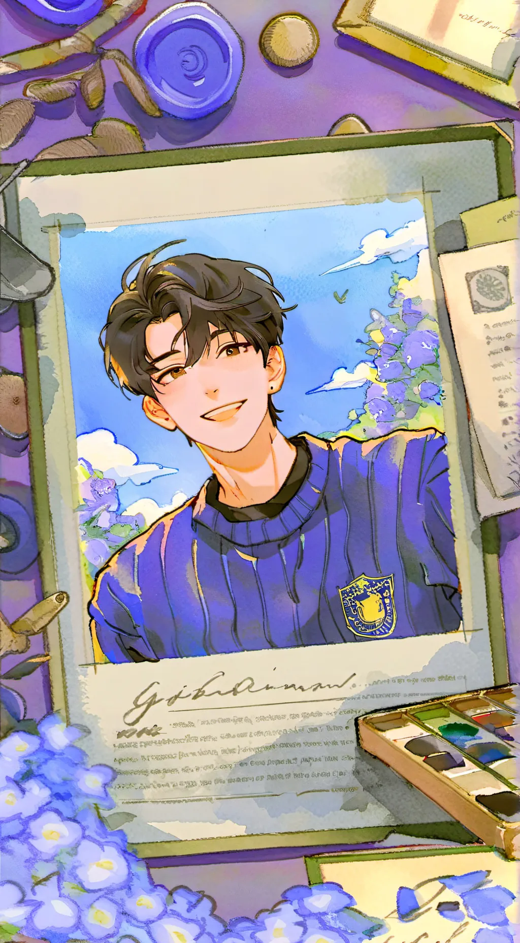 ai character: Zach background