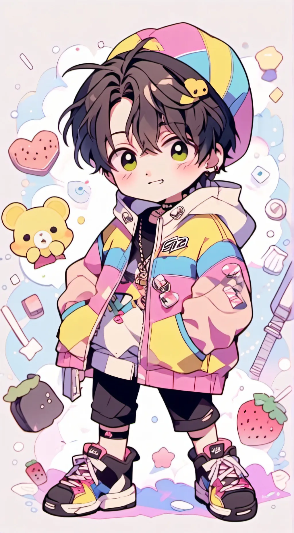 ai character: Stray kids  background