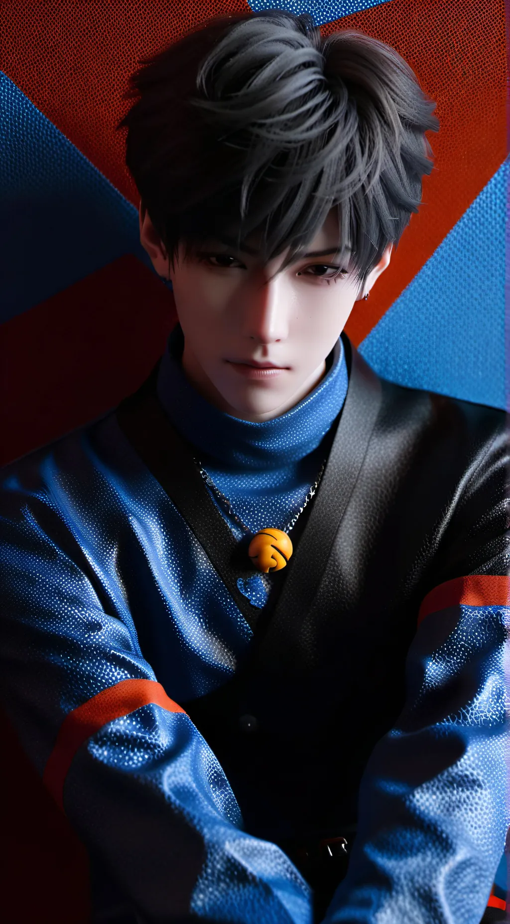 ai character: 百森 background