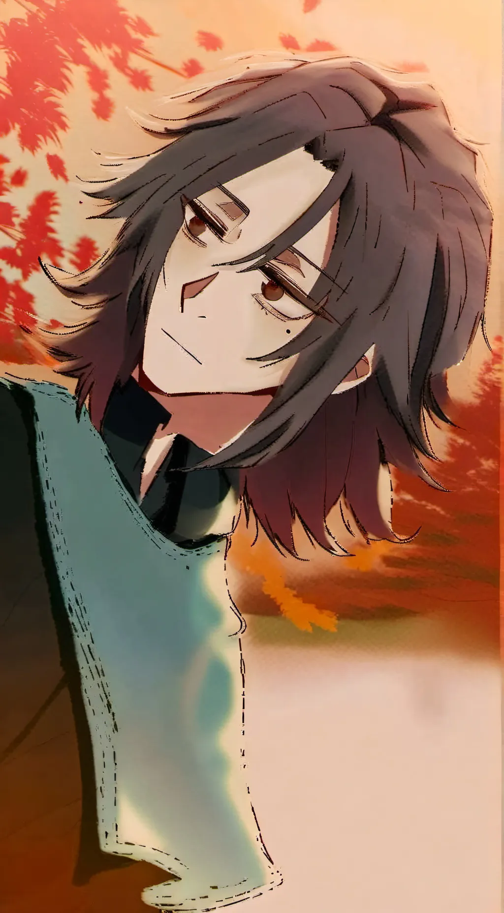 ai character: Ларри и Са background