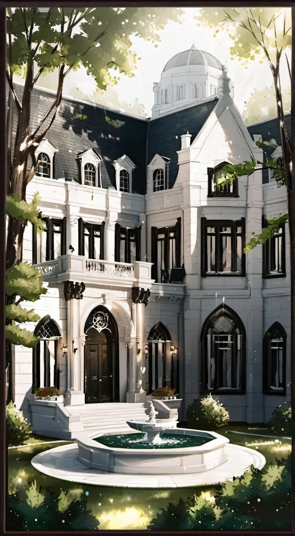 ai character: Avenue High background