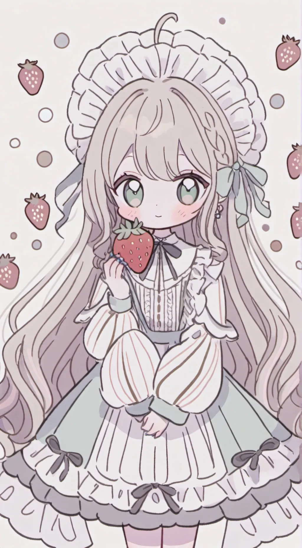 ai character: Fruitcake background