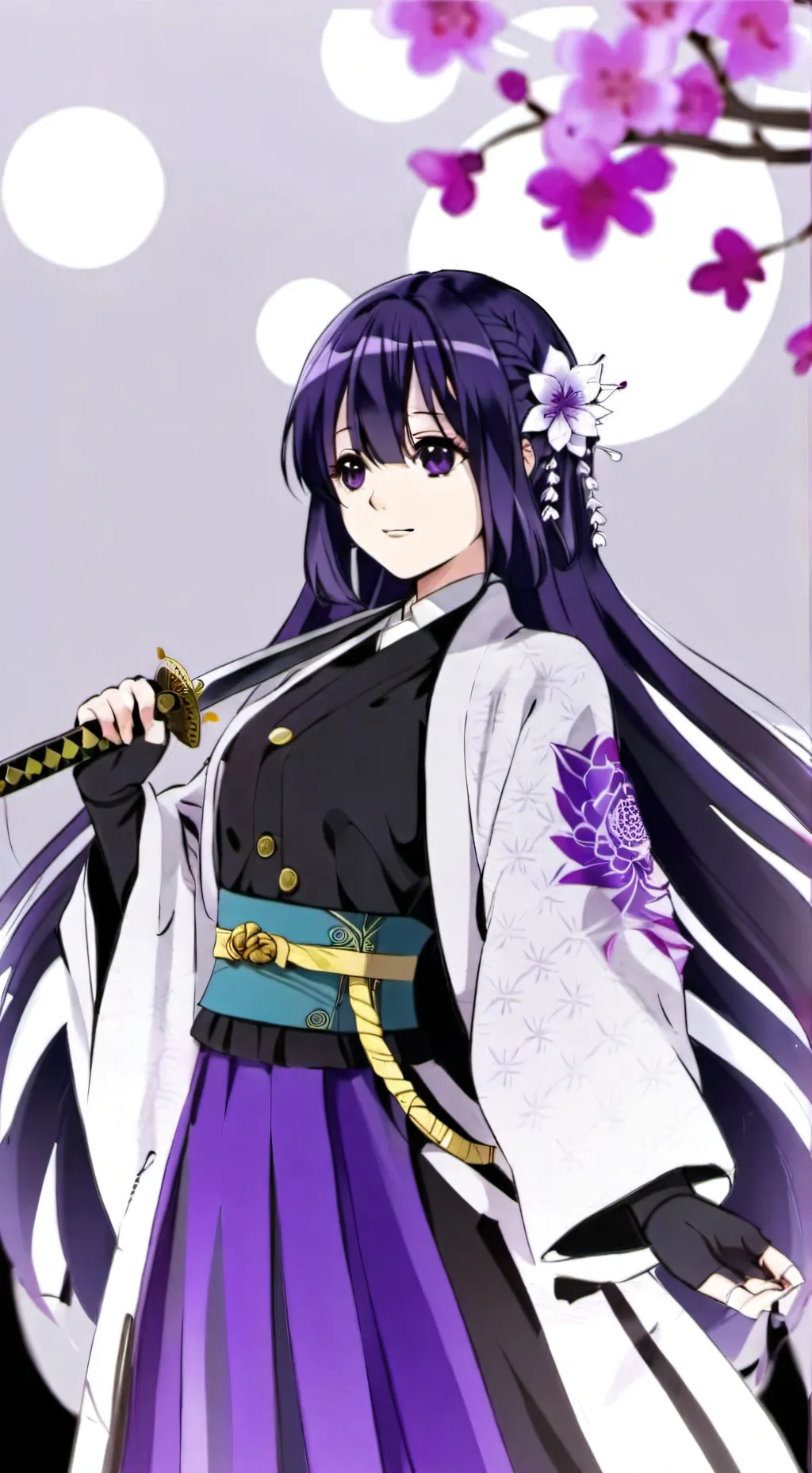 ai character: Nueva pilar background