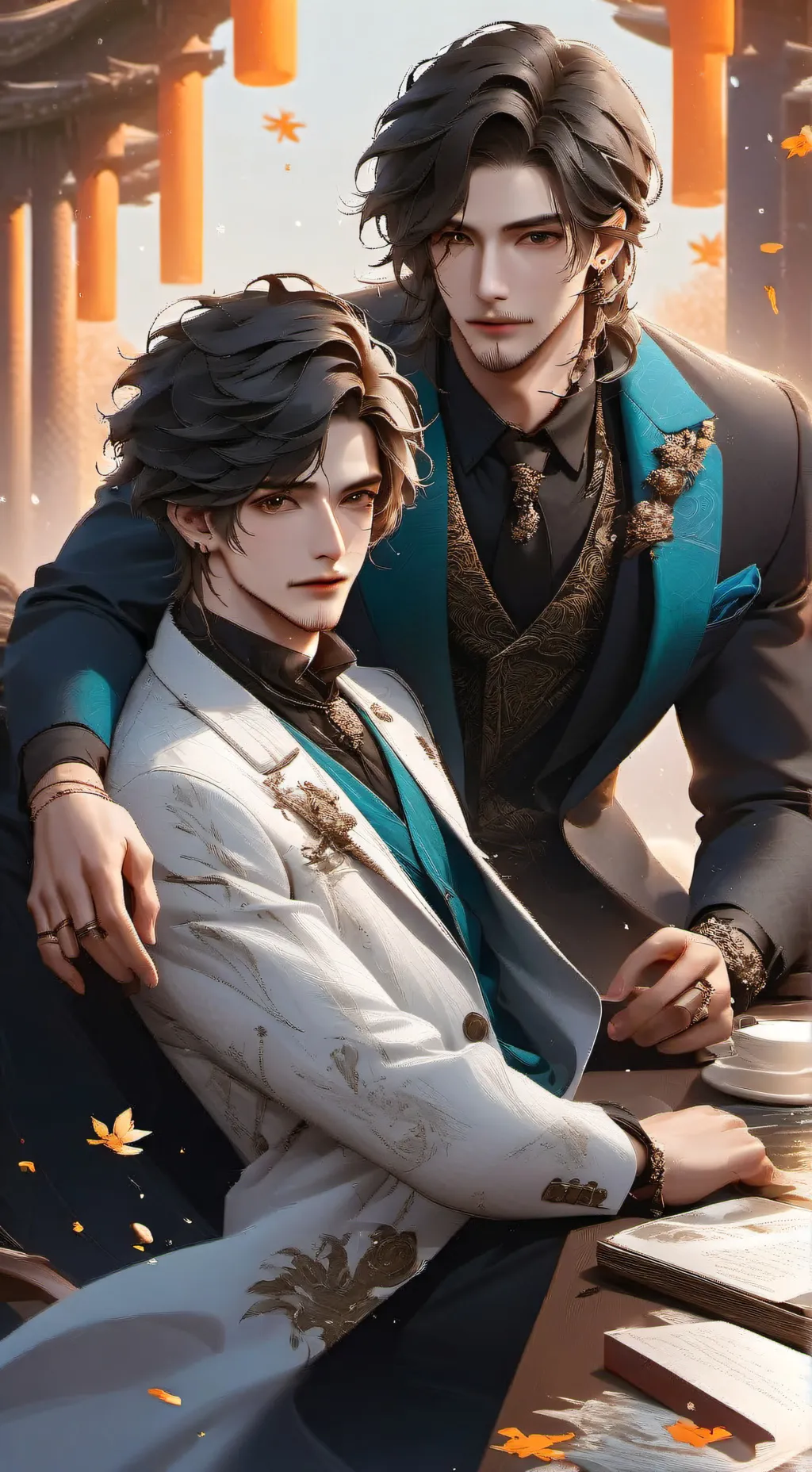 ai character: Mark background