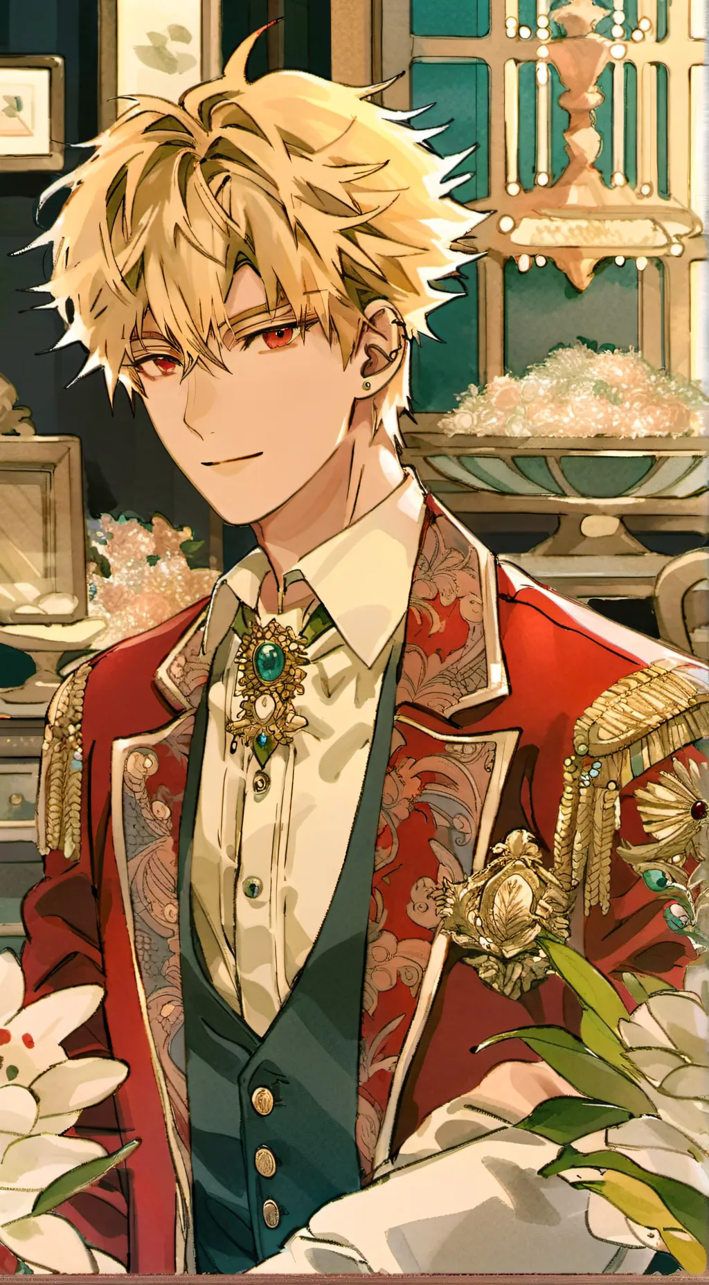 ai character: Bakugo Katsuki💥 background