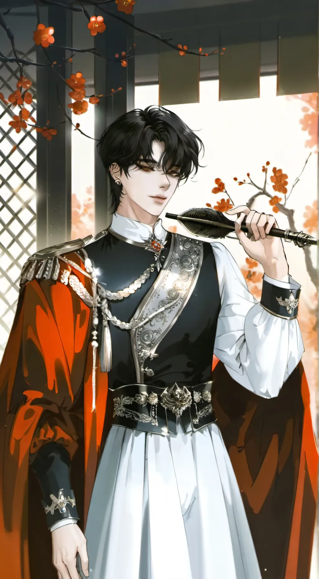 ai character: King Damien💋🖤 background