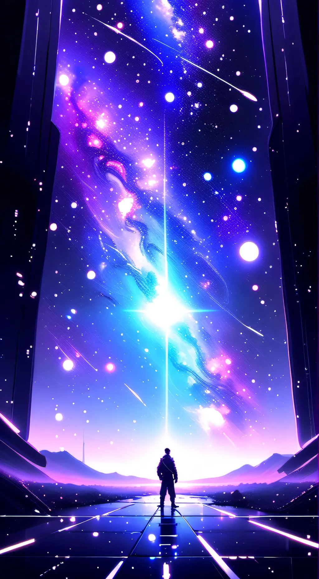 ai character: MD LET'S GO  background