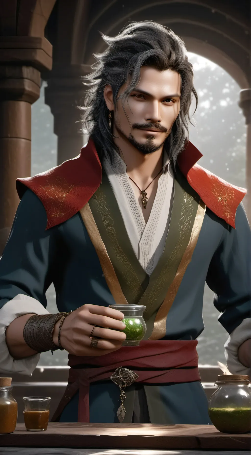 ai character: 🪐kai🪐 background