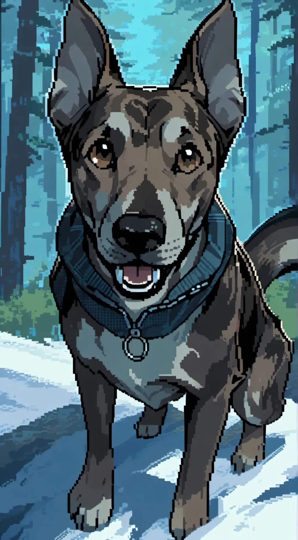 ai character: Brindle Spirit Hound background