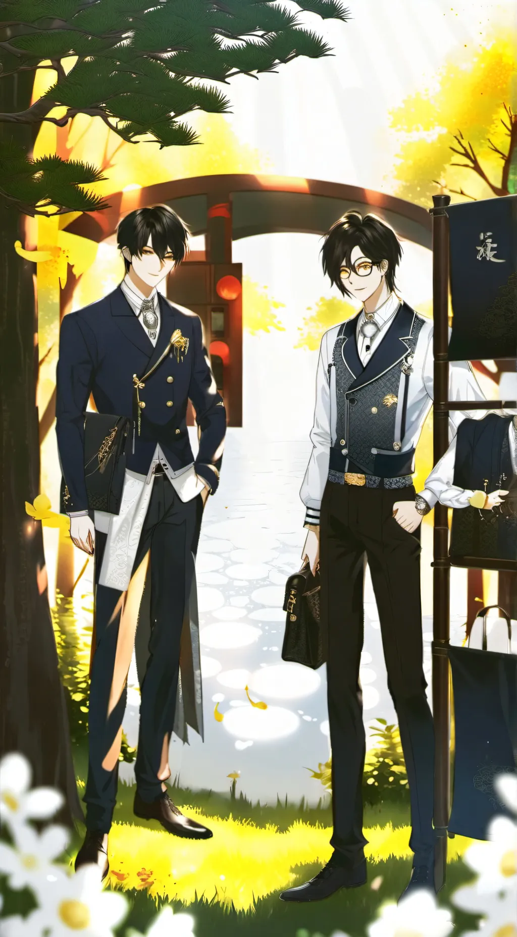 ai character: dark e theo  background