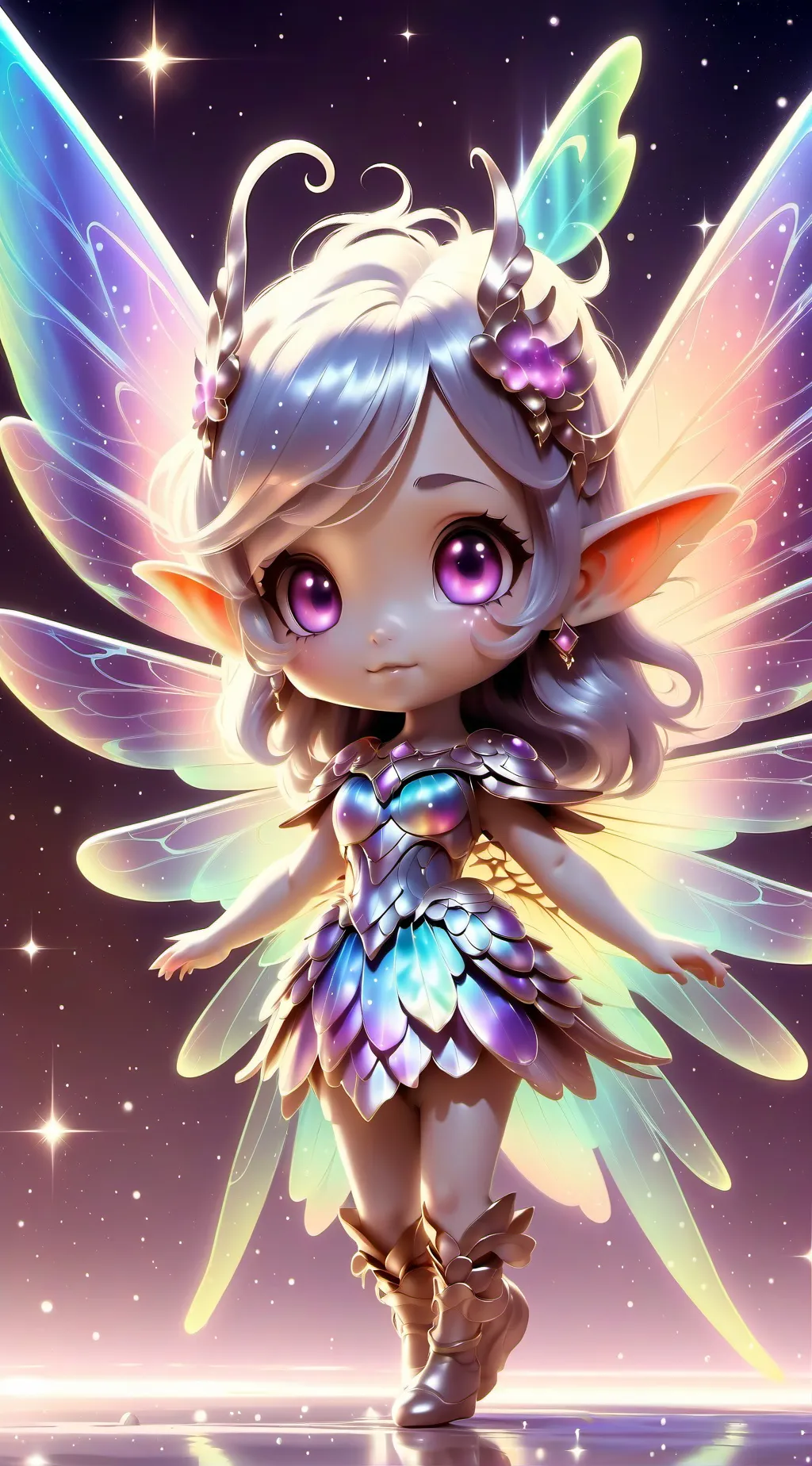 ai character: sky background