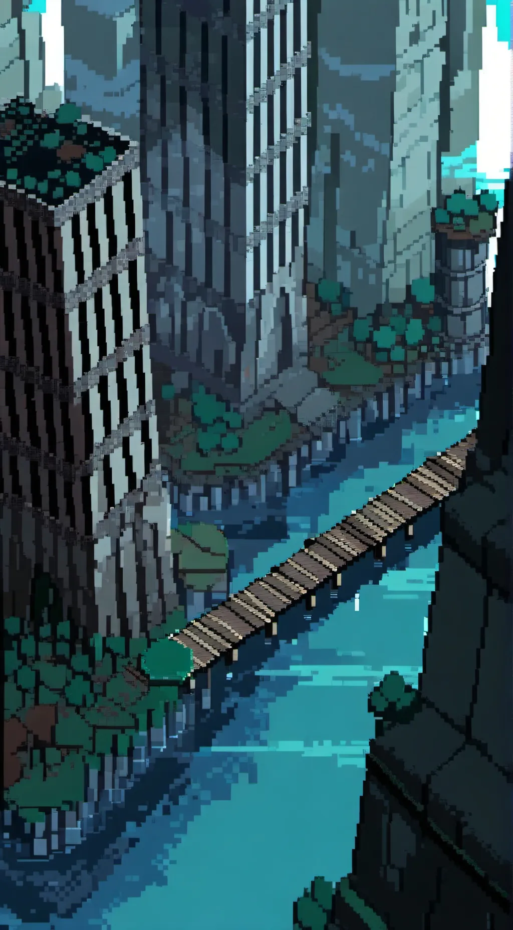 ai character: Flood Simulator.  background