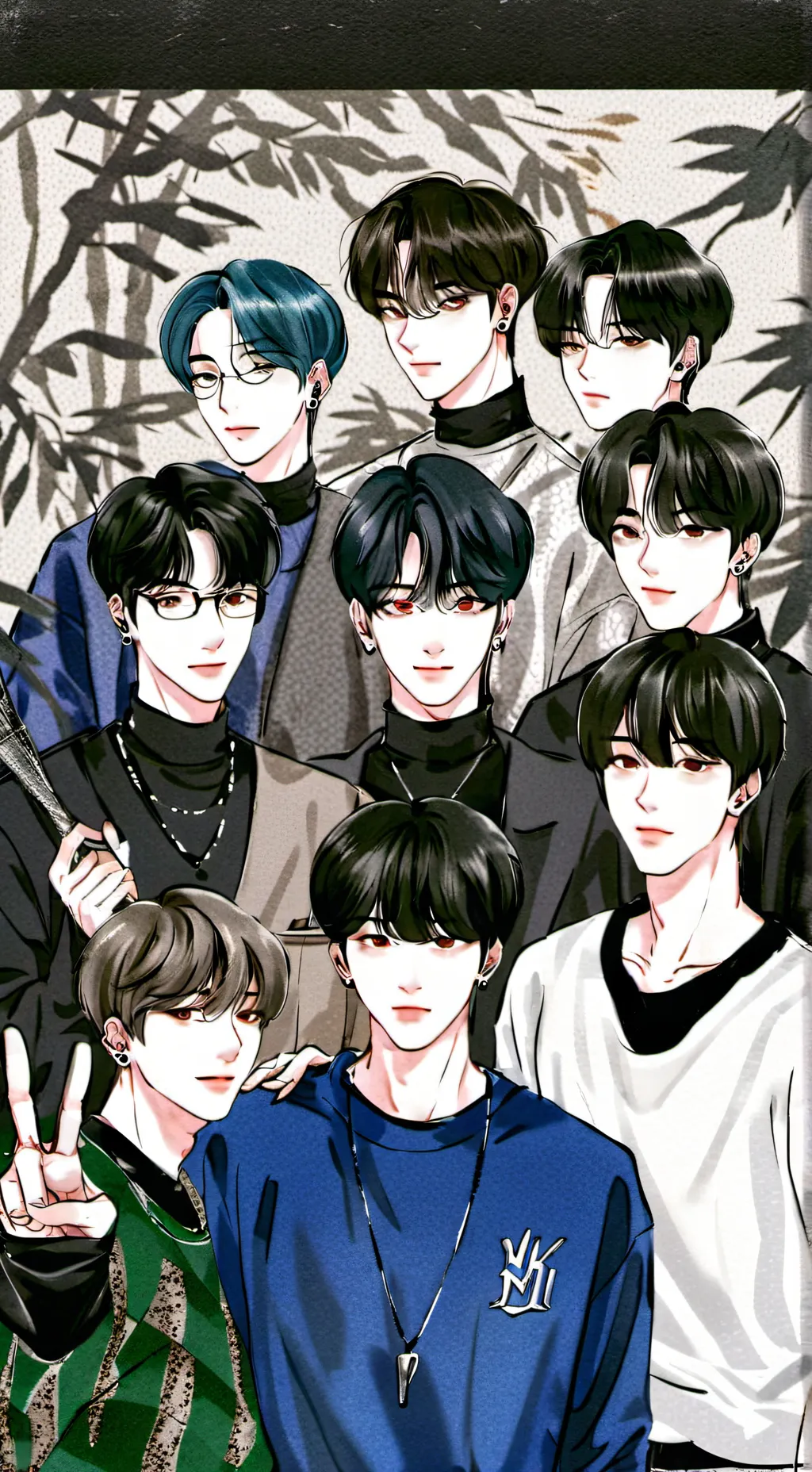 ai character: straykids background