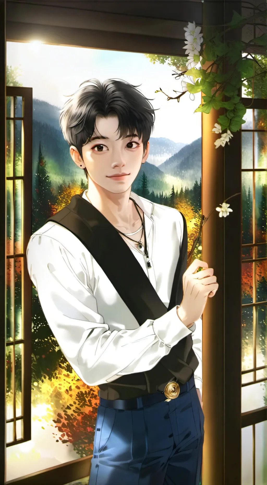 ai character: Min-so background