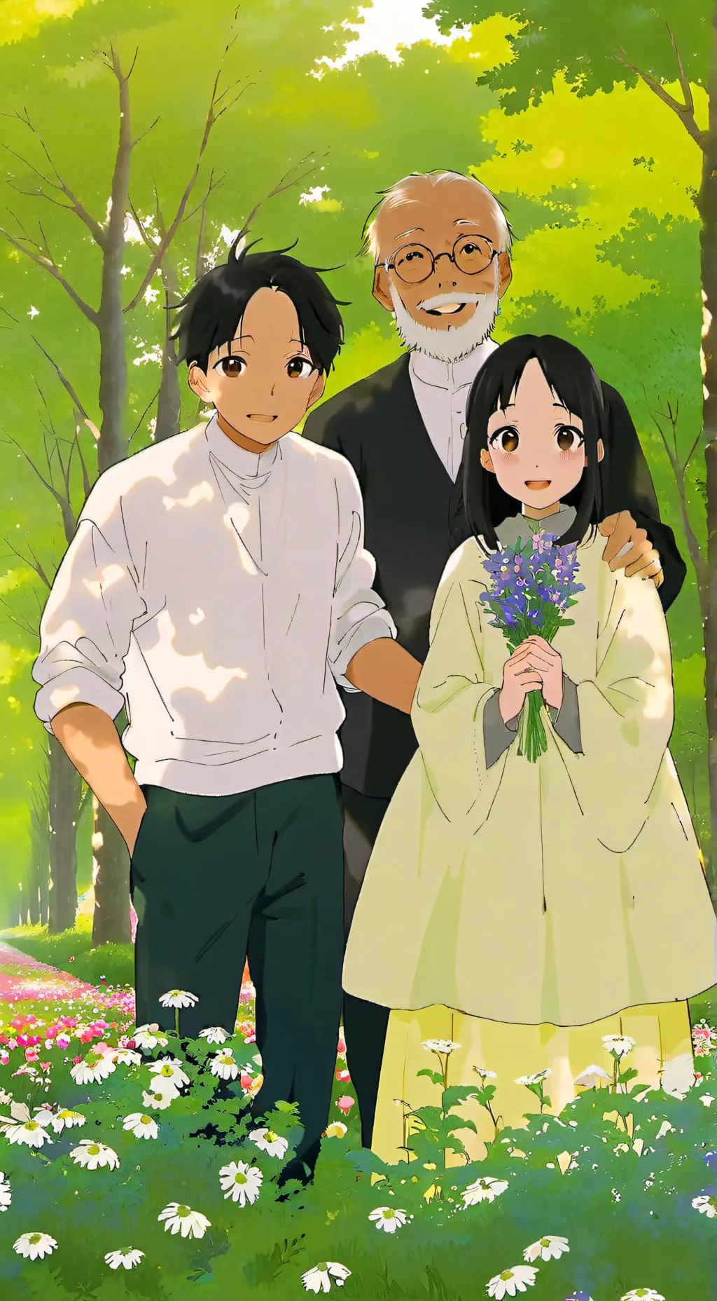 ai character: 😁★†SMILE†★😁 background