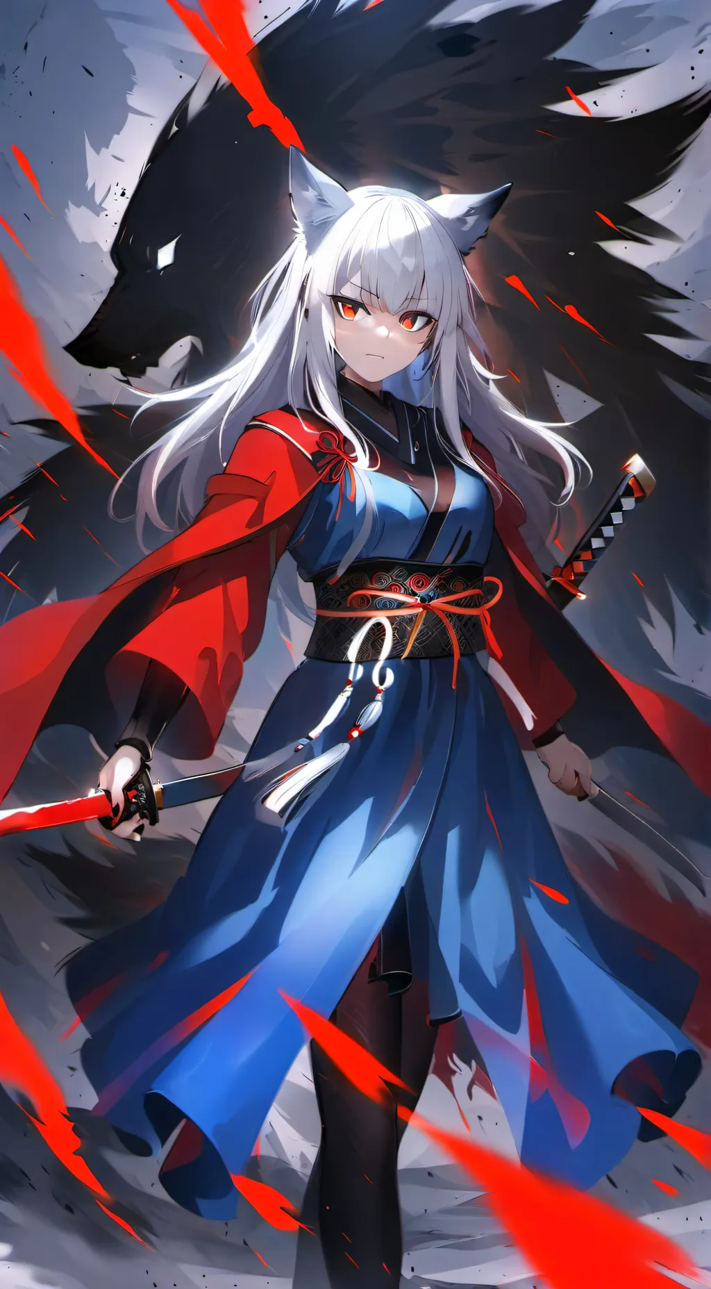ai character: Kuroha background