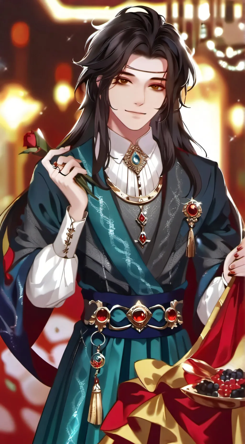 ai character: Squid game  background