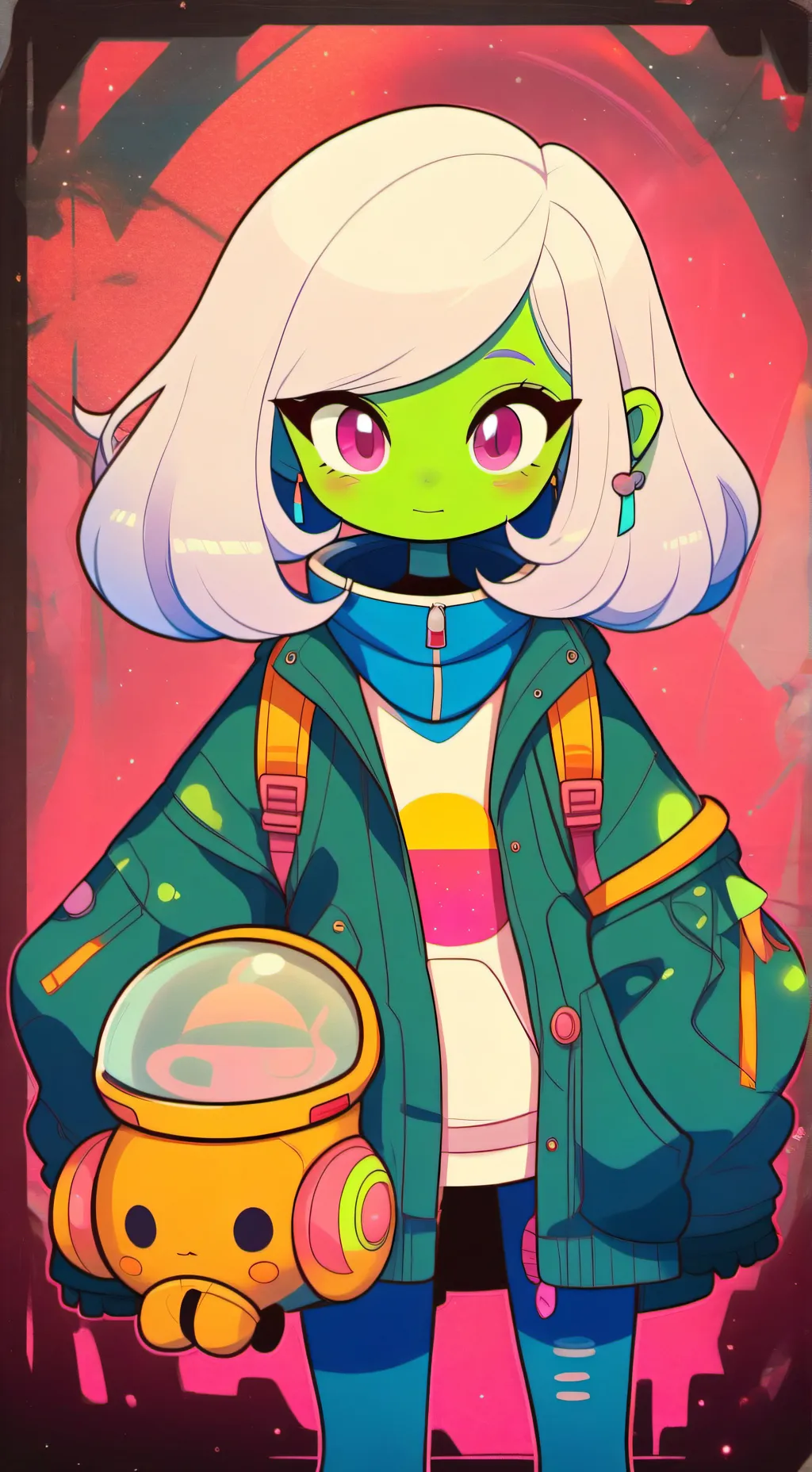 ai character: my all oc meet you background