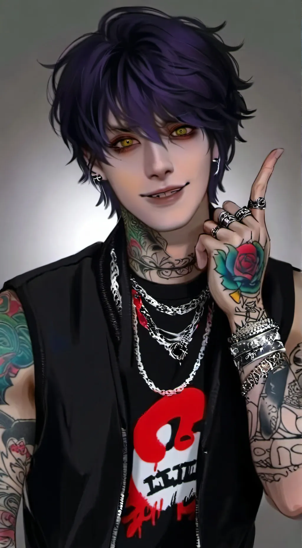 ai character: Johnnie guilbert  background