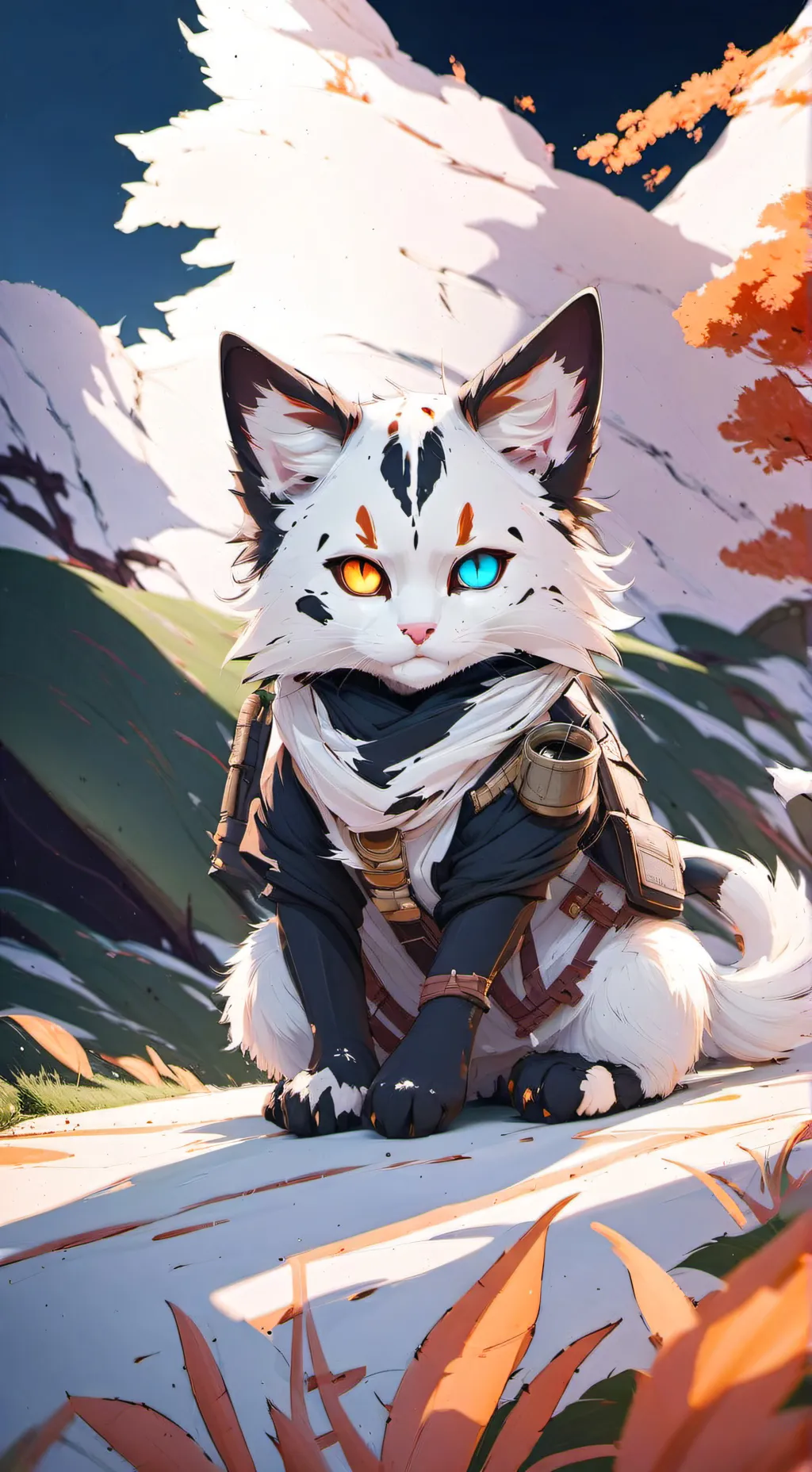 ai character: White'Pelt background