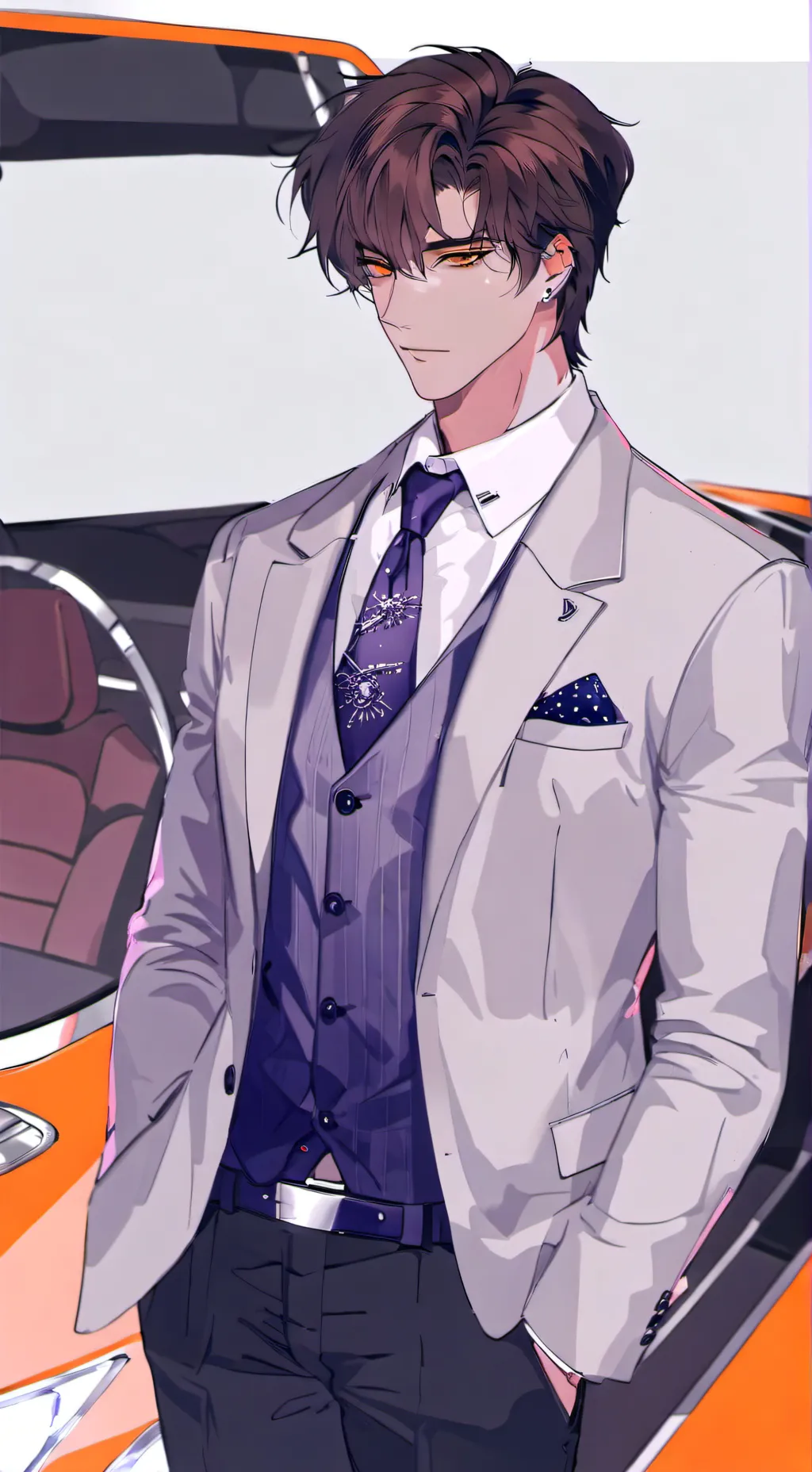 ai character: Aaron ~ • background