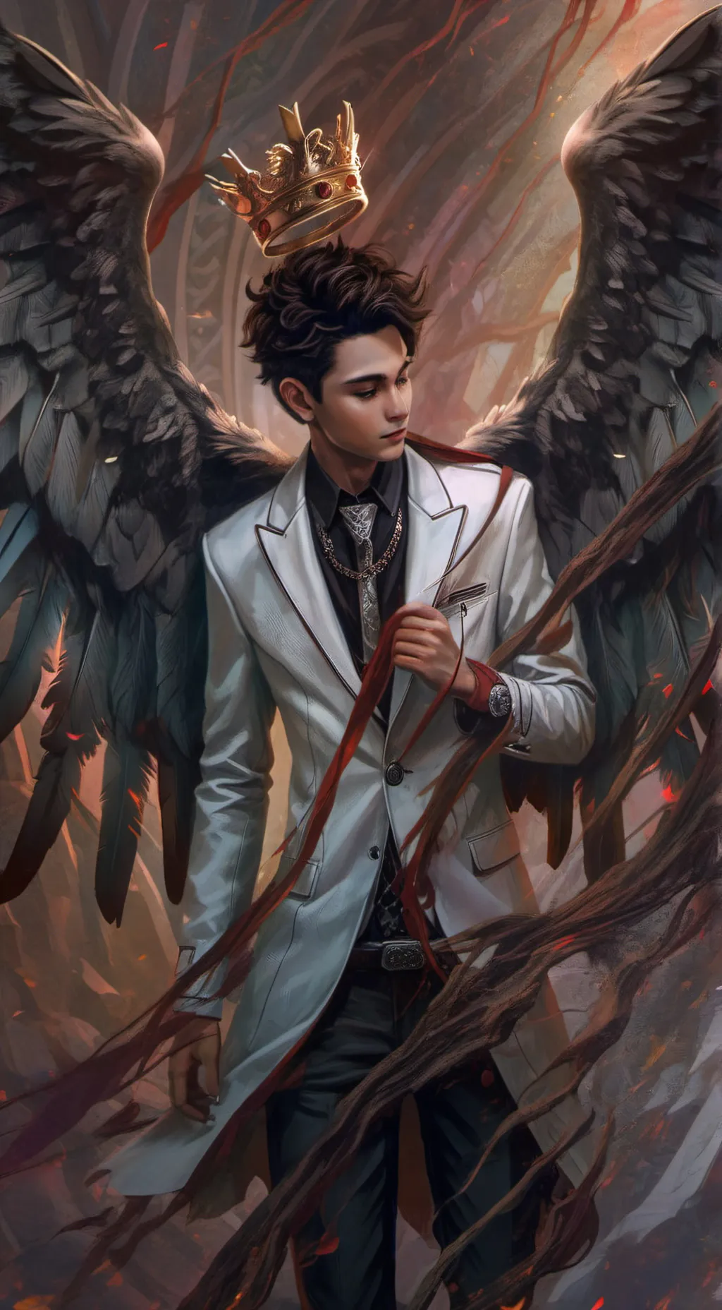 ai character: Shadow background