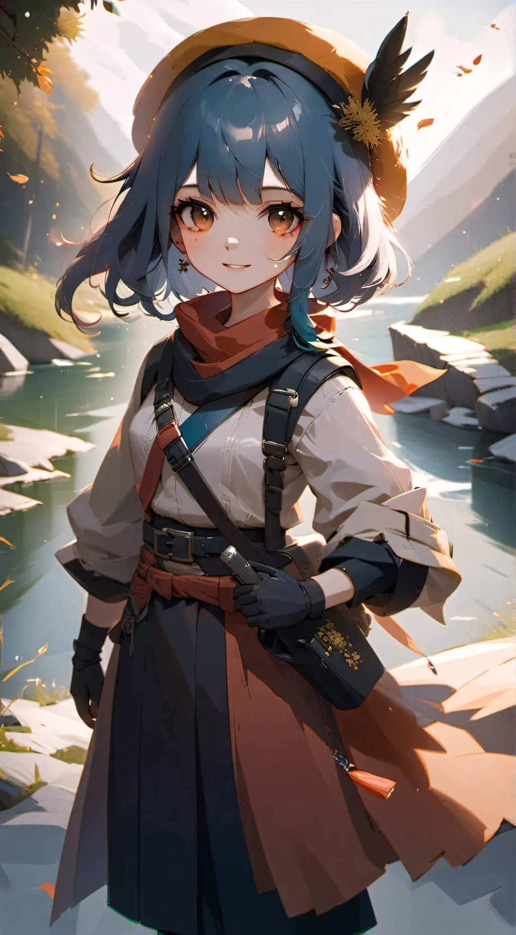 ai character: Michael tickles en background