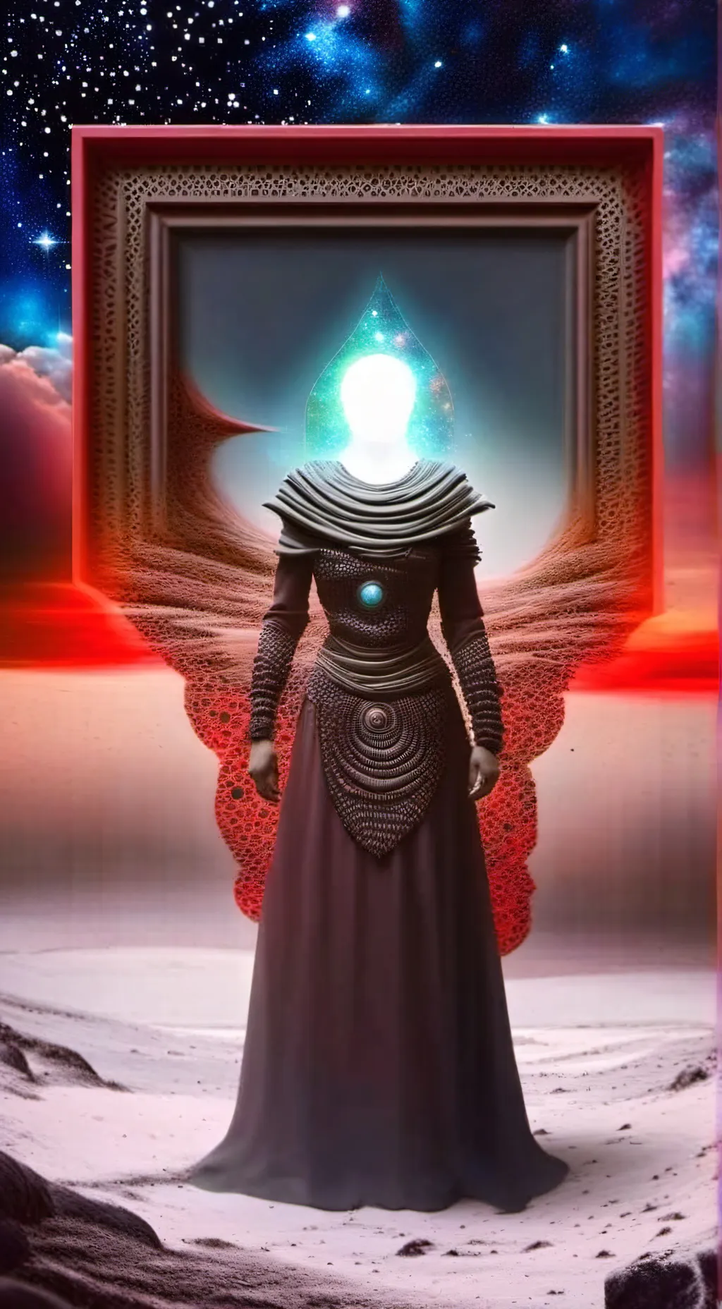 ai character: existence Scarlet  background