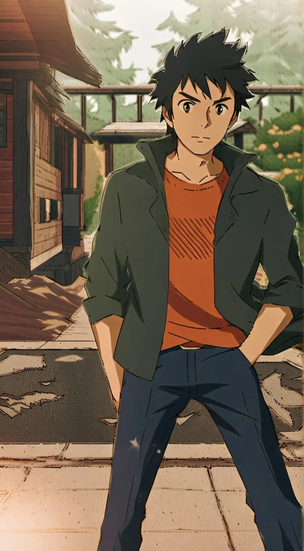 ai character: tu bro gay background