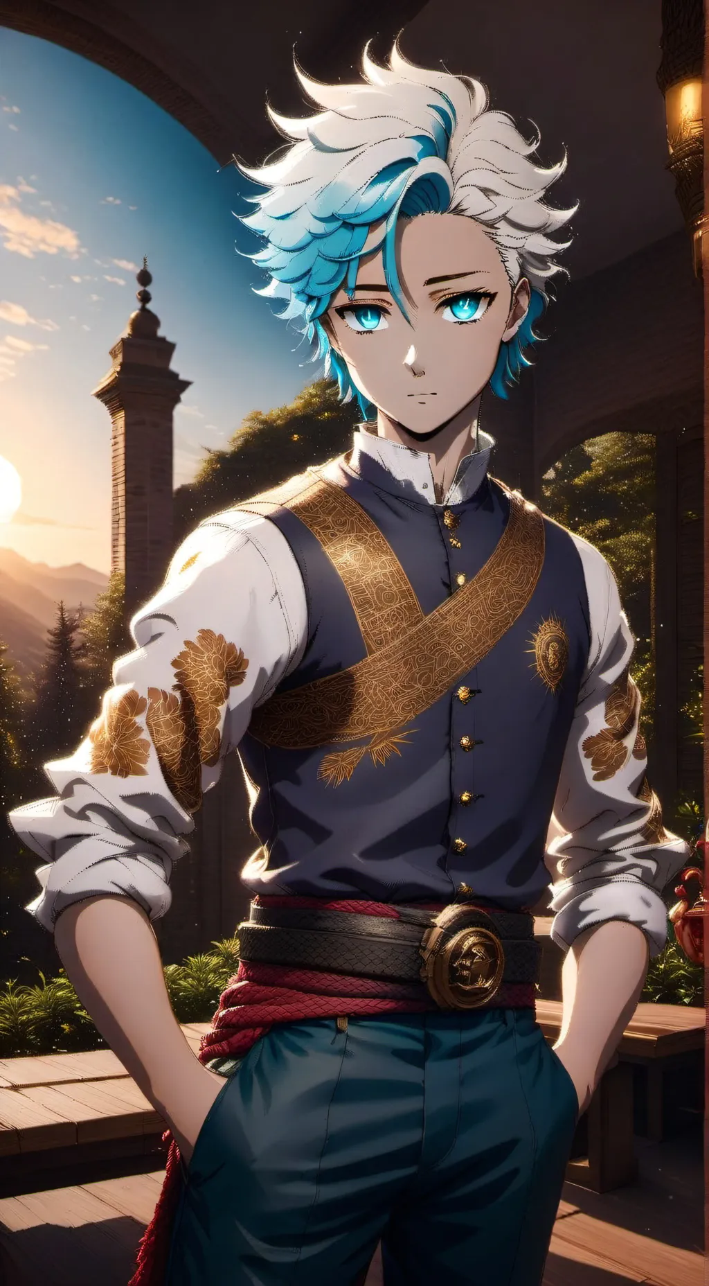 ai character: ~|Michael Kaiser|~ background