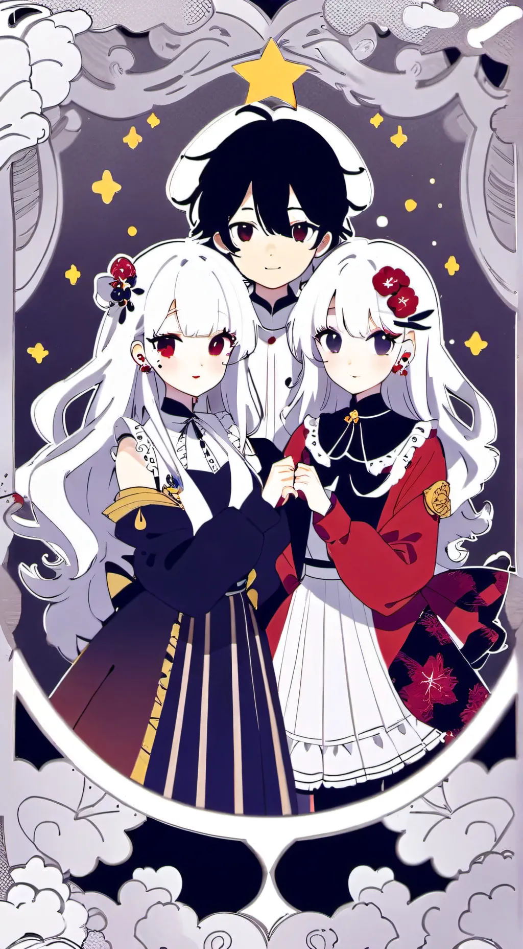 ai character: olivia and lily background