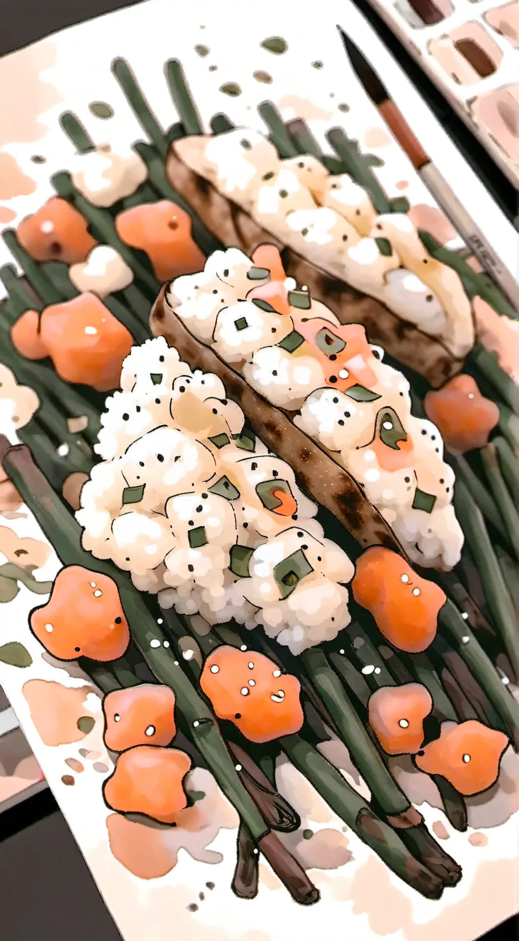 ai character: Sprunki Pyramixed background