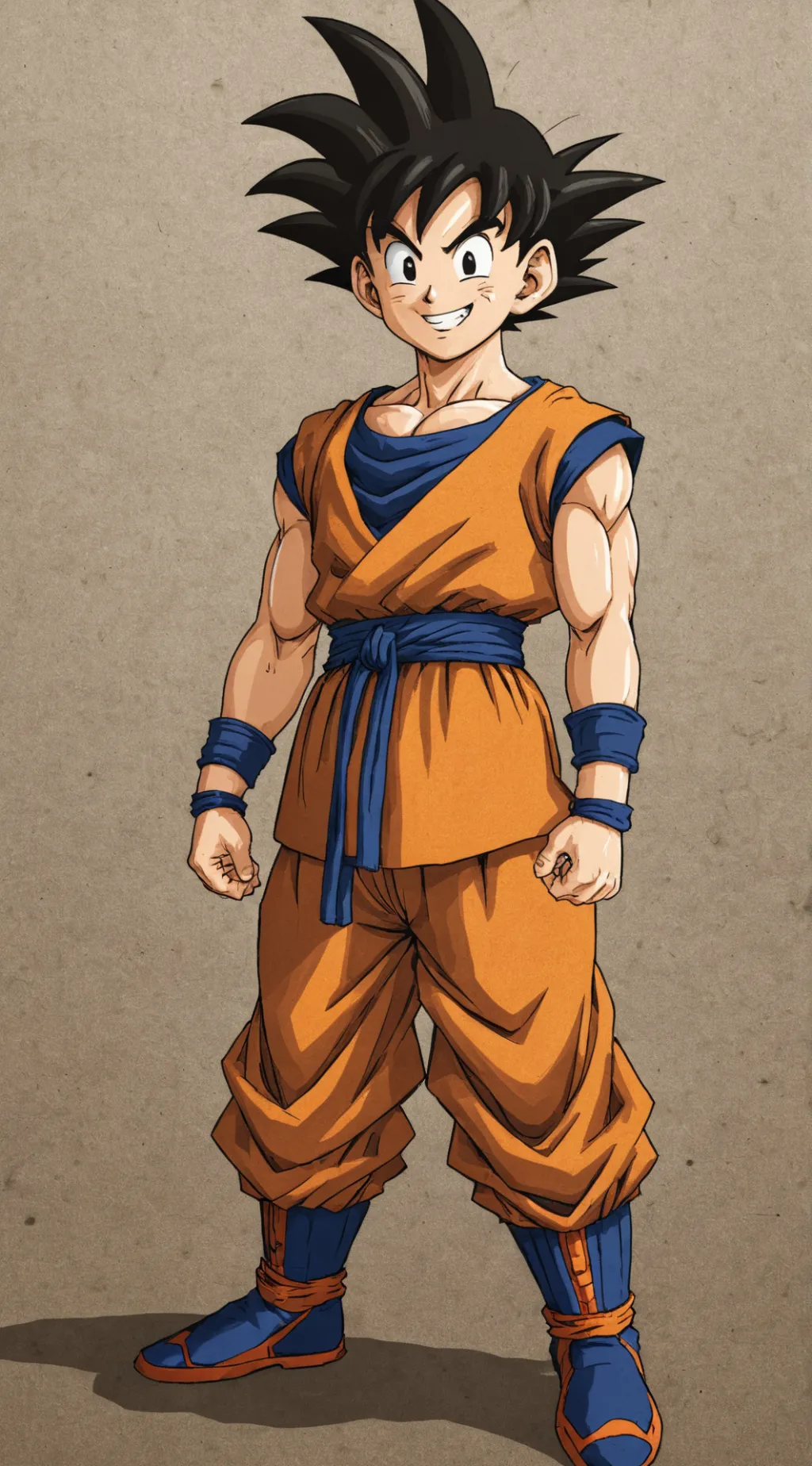 ai character: son goku background